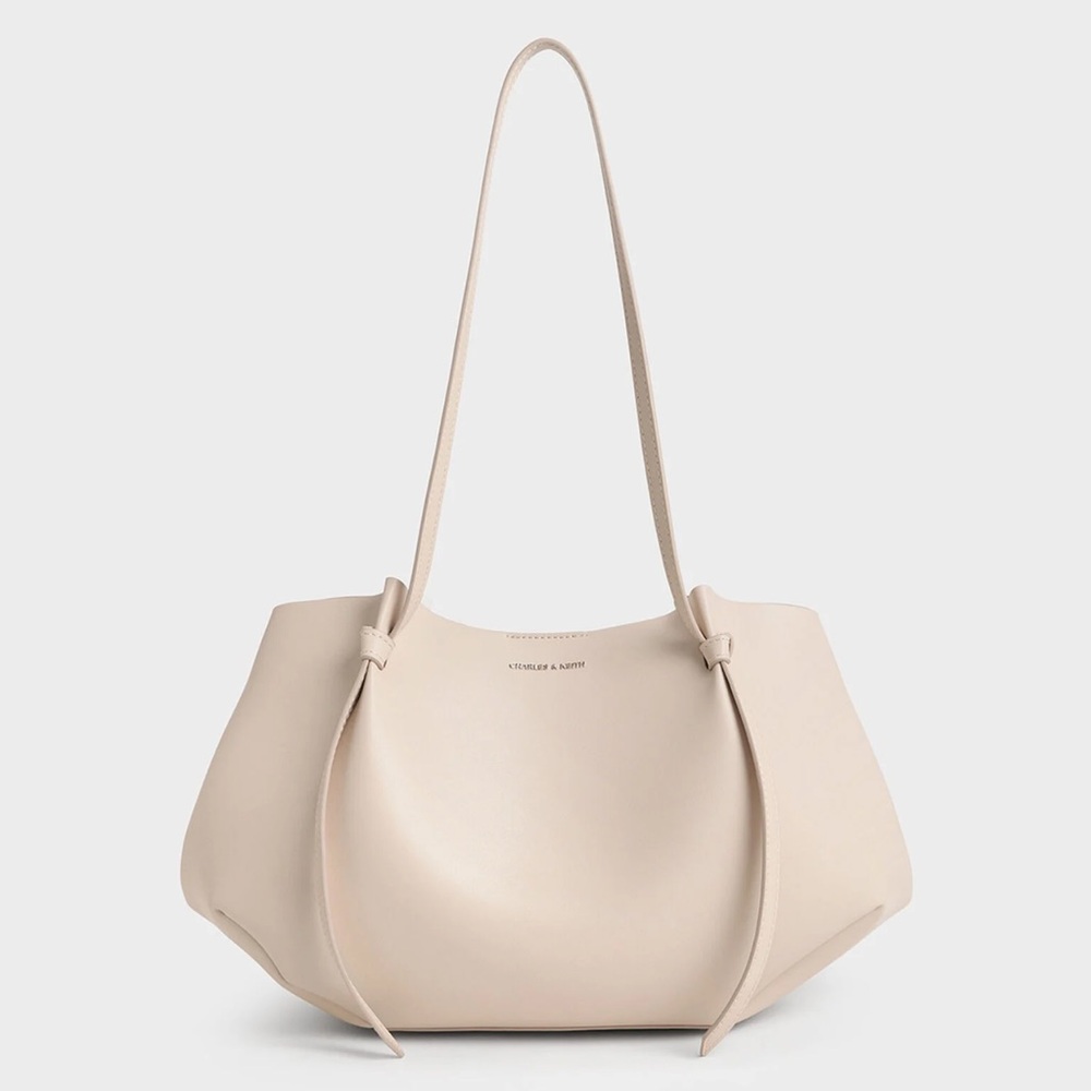 Charles & Keith Oat Calla Tote